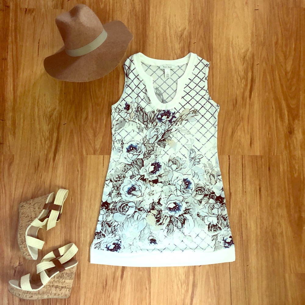 WHBM Sleeveless Floral Dress - Picture 1 of 7